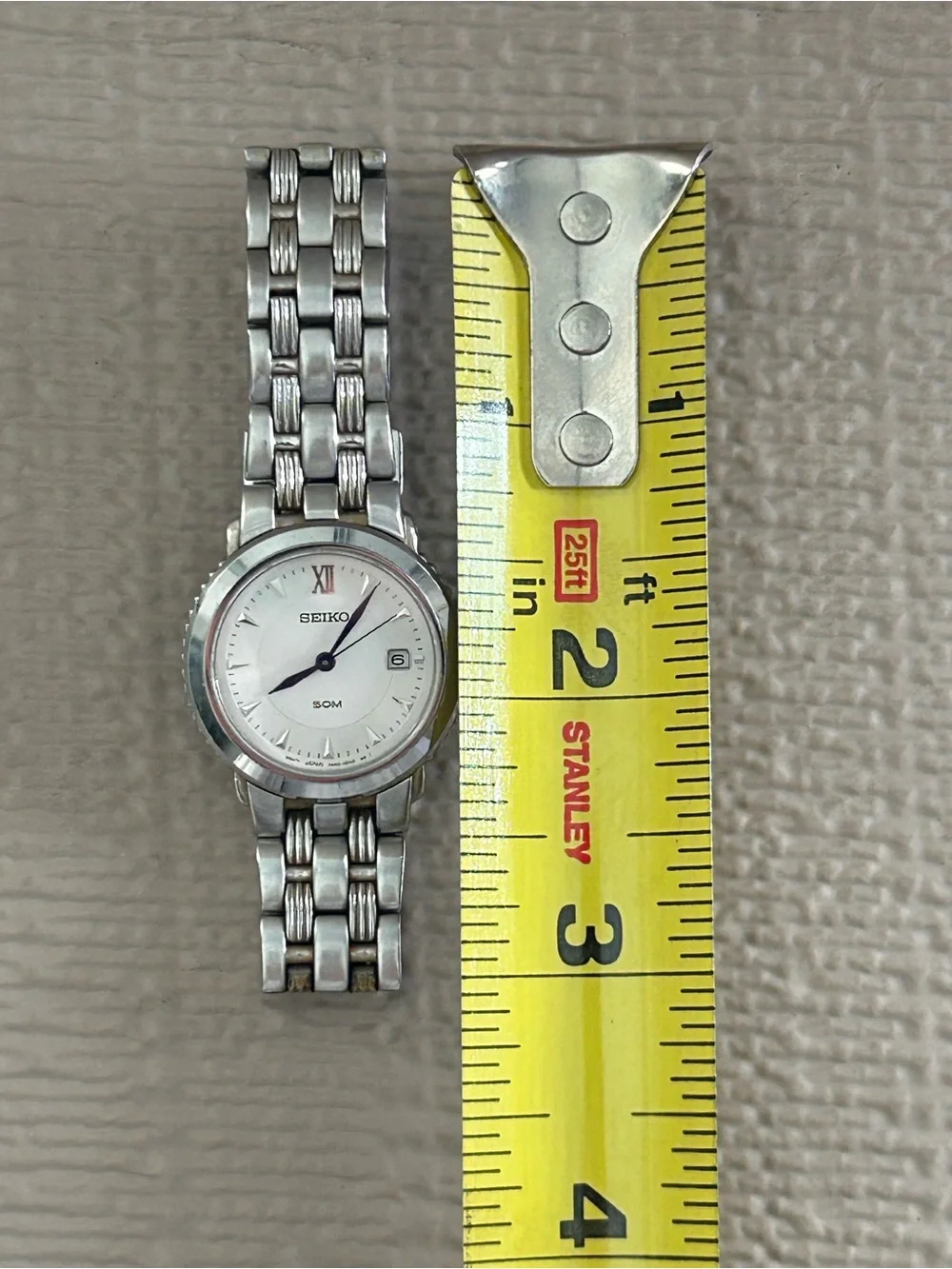 Seiko Silver Women's Linked Bracelet Watch